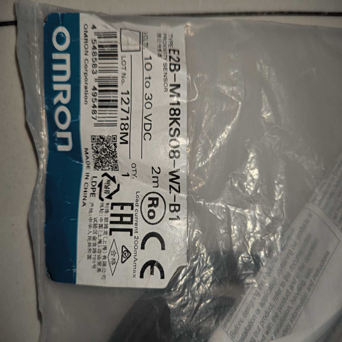 接近开关E2BM18KS08-WZ-B1询价