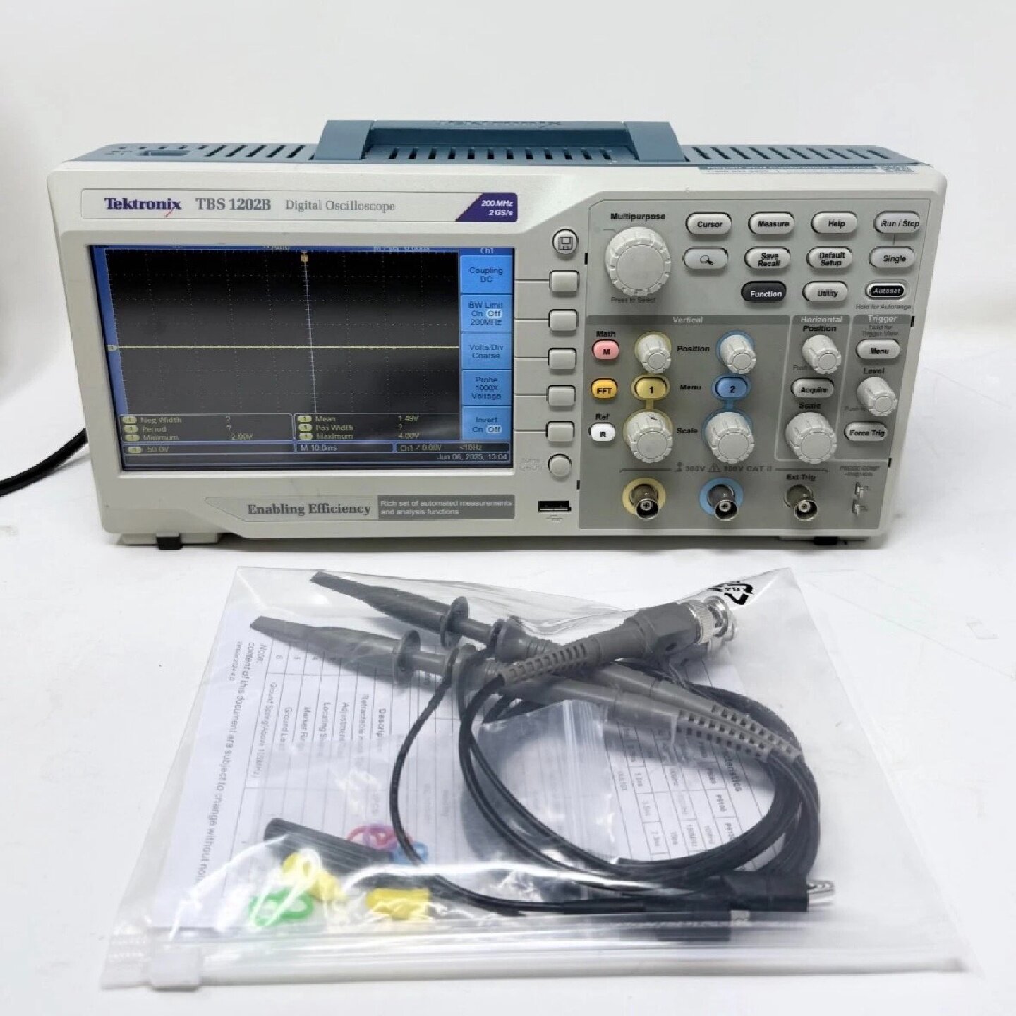 泰克 TBS1202B 数字示波器 &ndash; 200 MHz，2G-议价