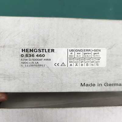 德国亨氏乐编码器HENGSTLERRI58-D/5000A议价
