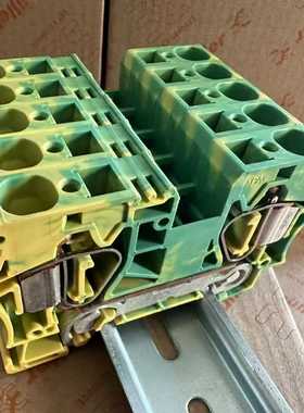 ZPE16魏德米勒Z系列弹簧式16平方黄绿色接地端子1745250000