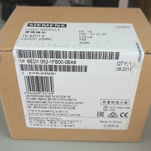 【询价】6ED1052-1FB00-0BA6LOGO！230R