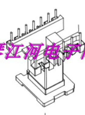 EE27变压器磁芯骨架立式67