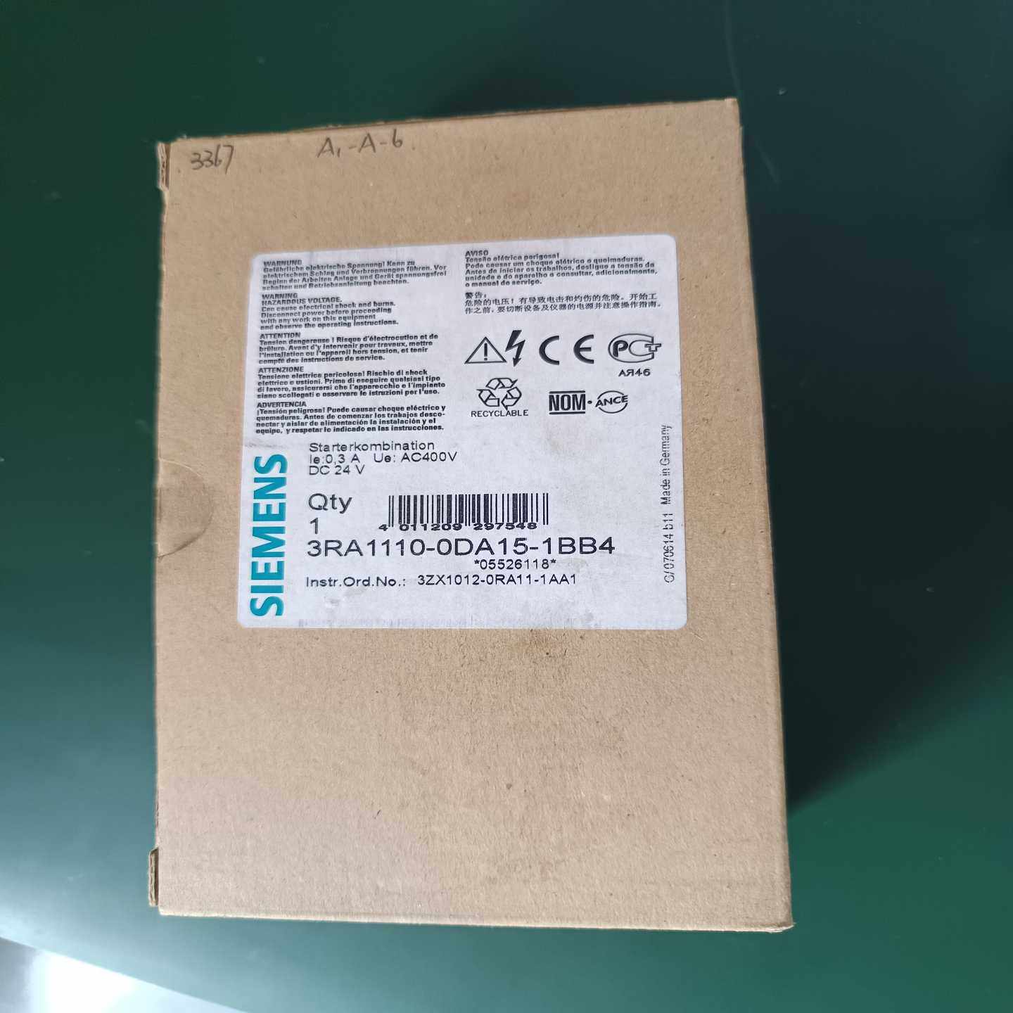 3RA1110-0FD15-1BB4外企仓库余料，德国进-议价