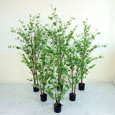 仿真日本吊钟树假植物盆栽装饰仿生绿植假树室内橱窗造景家居摆件
