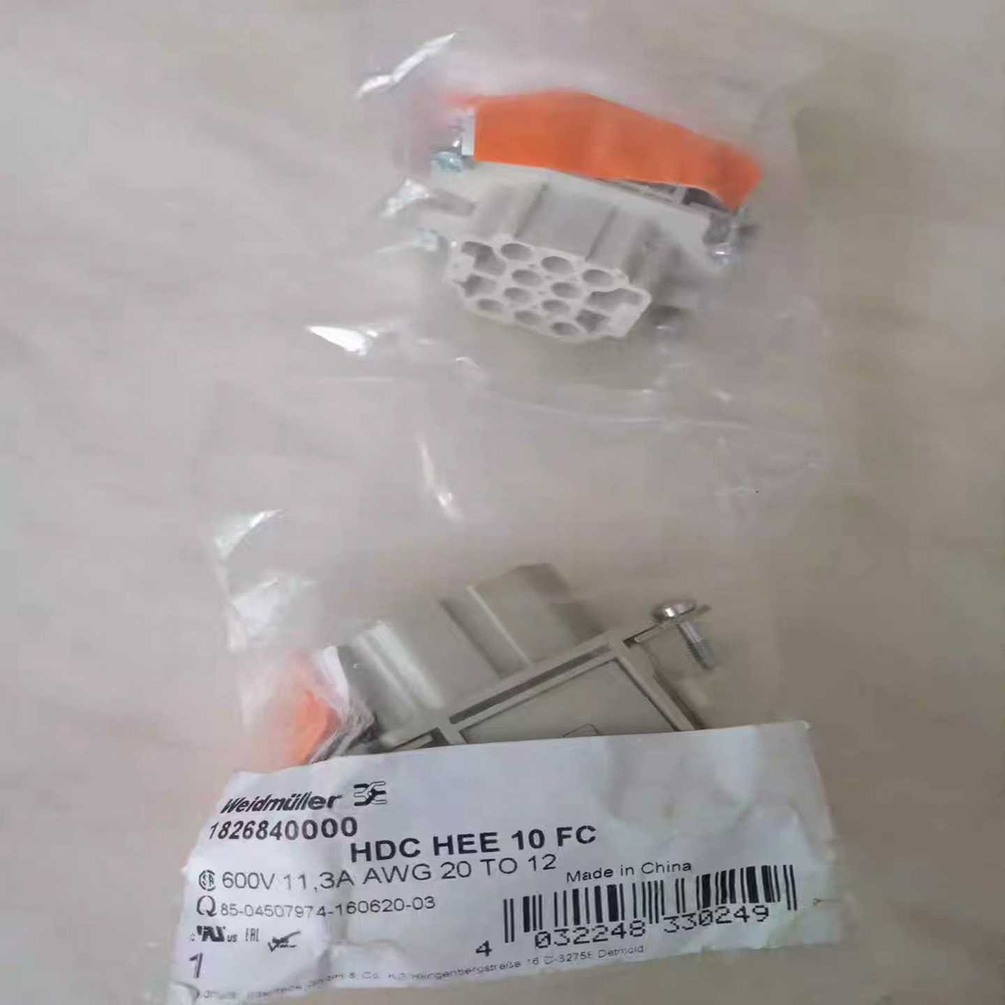魏德米勒HDCHEE10FC/MC连接器接插件18268询价