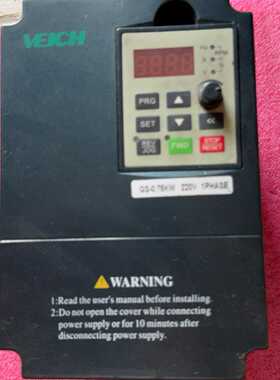 伟创变频器AC60-S2-R75G，0.75KW功率，220--议价商品