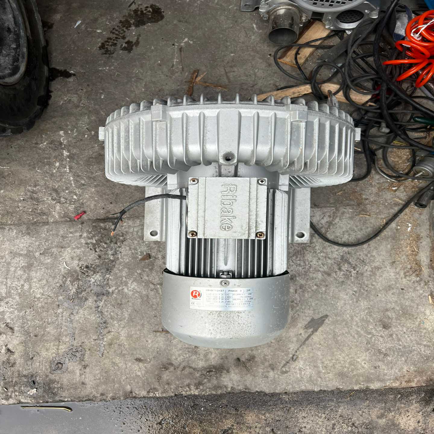 2BHB710H37瑞贝克4kw高压旋涡风机增氧风泵吸附雕刻-议价