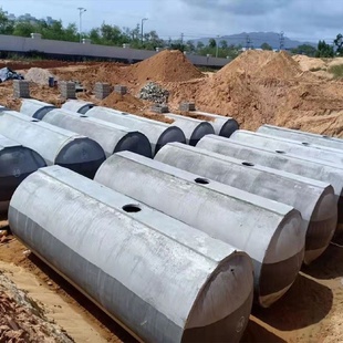 工厂混凝土水泥化粪池预制成品钢筋水池100立方2016玻璃钢消防池