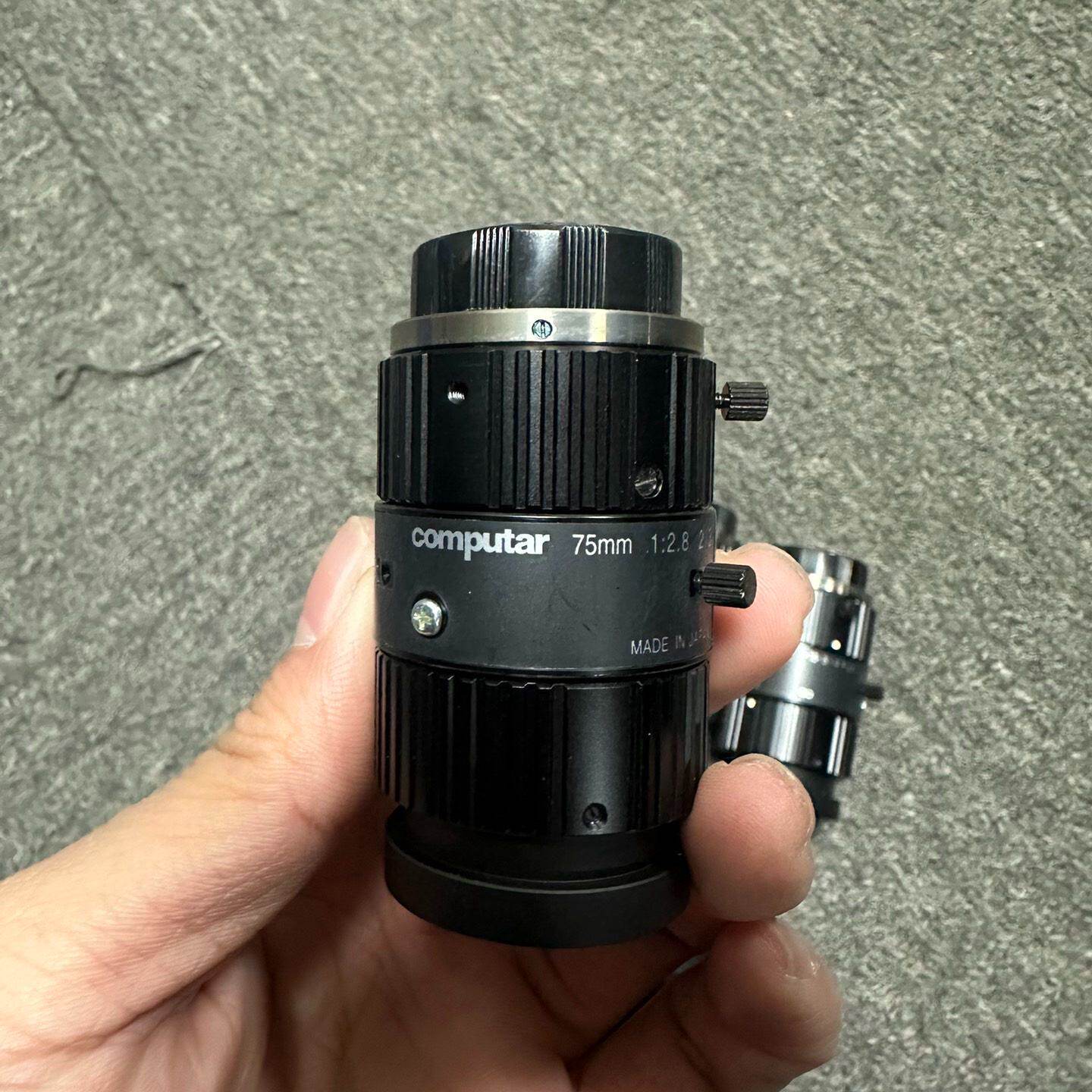 康标达工业镜头75mm，镜头型号：M7528-MP，镜片通透—议价
