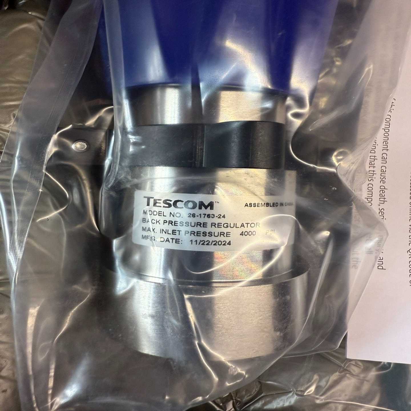 Tescom背压阀26-1763-24最大调节压力4000询价