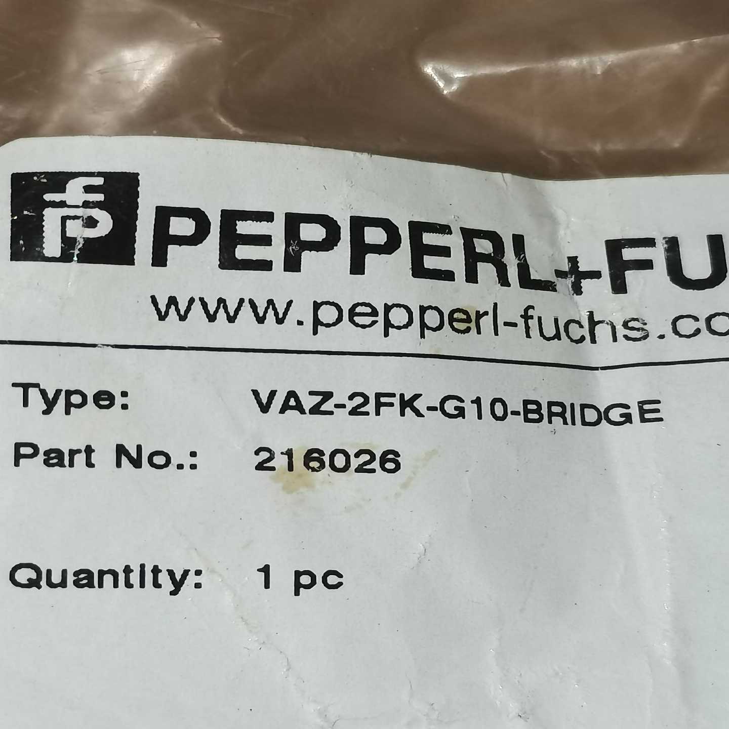 P+F VAZ-2FK-G10-BRID  216026【鑫鑫商铺】