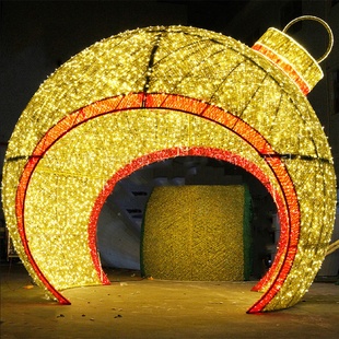 饰LED灯光熊广场公园亮化商场工厂制作 浙江大型灯光节造型户外装