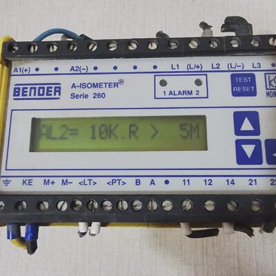 BENDER 1RDH2654 AISOMETER Serie 260 SWD74V2.84Insulation Mon