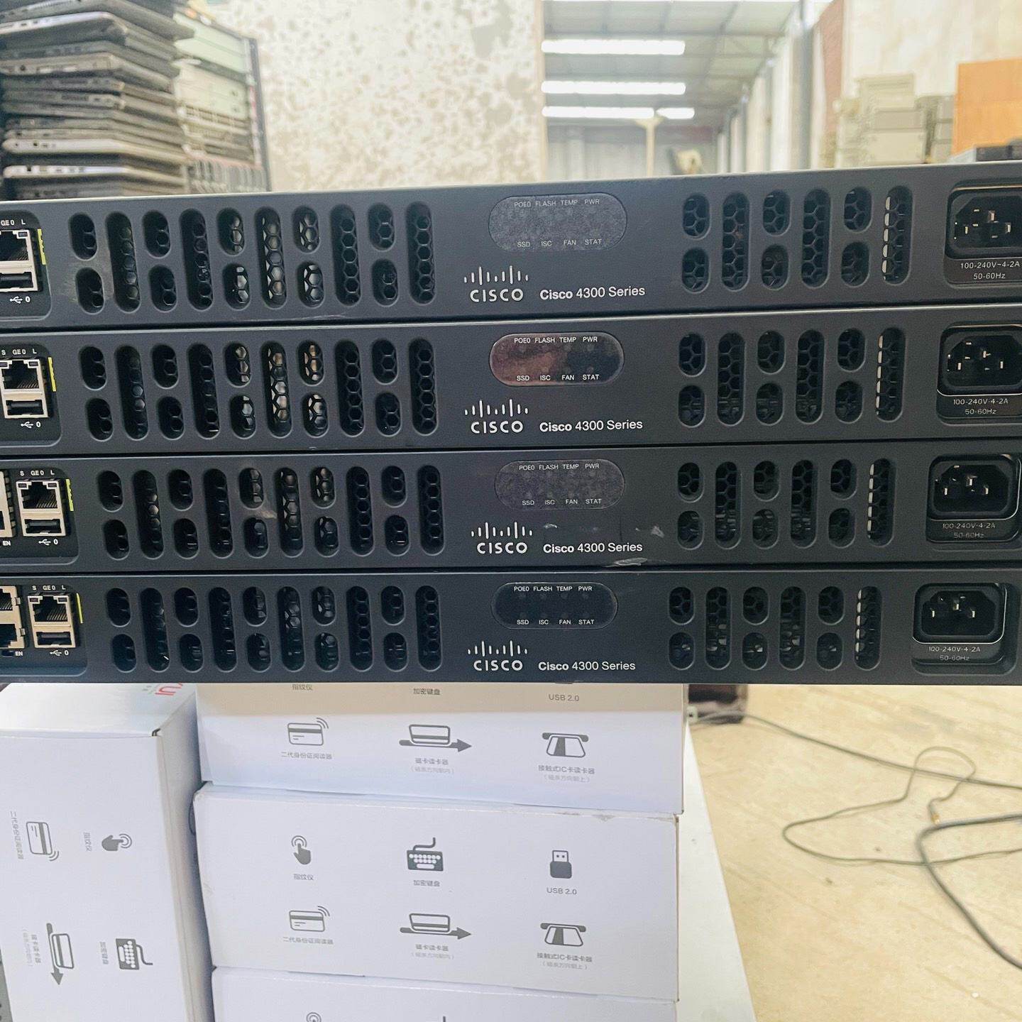 思科ISR4331/K9企业级千兆路由器，4台，议价