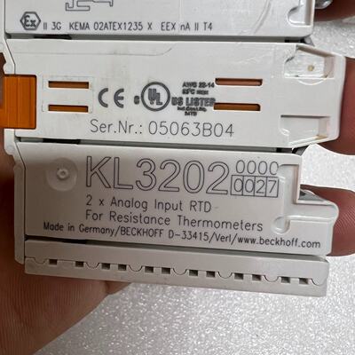 德国倍福KL3202模块2路RTD温度传感器模拟量输入带--议价商品