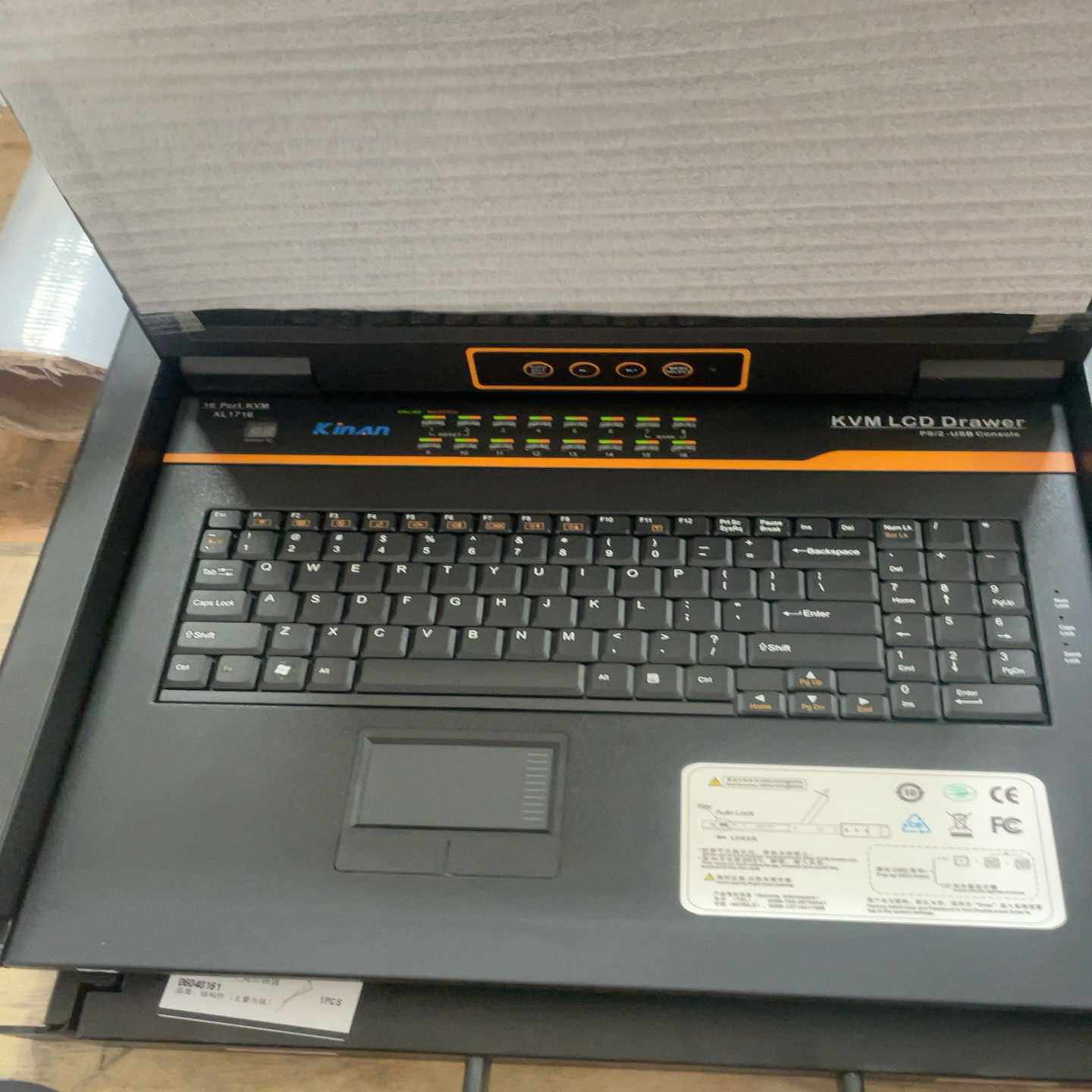 秦安KVM1716XL1716切换器16口裸机不带线材没使【询价】