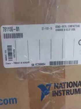 配件全新NI cDAQ-9178机箱781156-01  CompactDAQ 8槽USB机箱议价