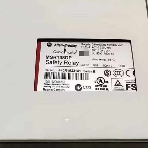 ab罗克韦尔440R-M23151安全继电器MSR138DP~询价