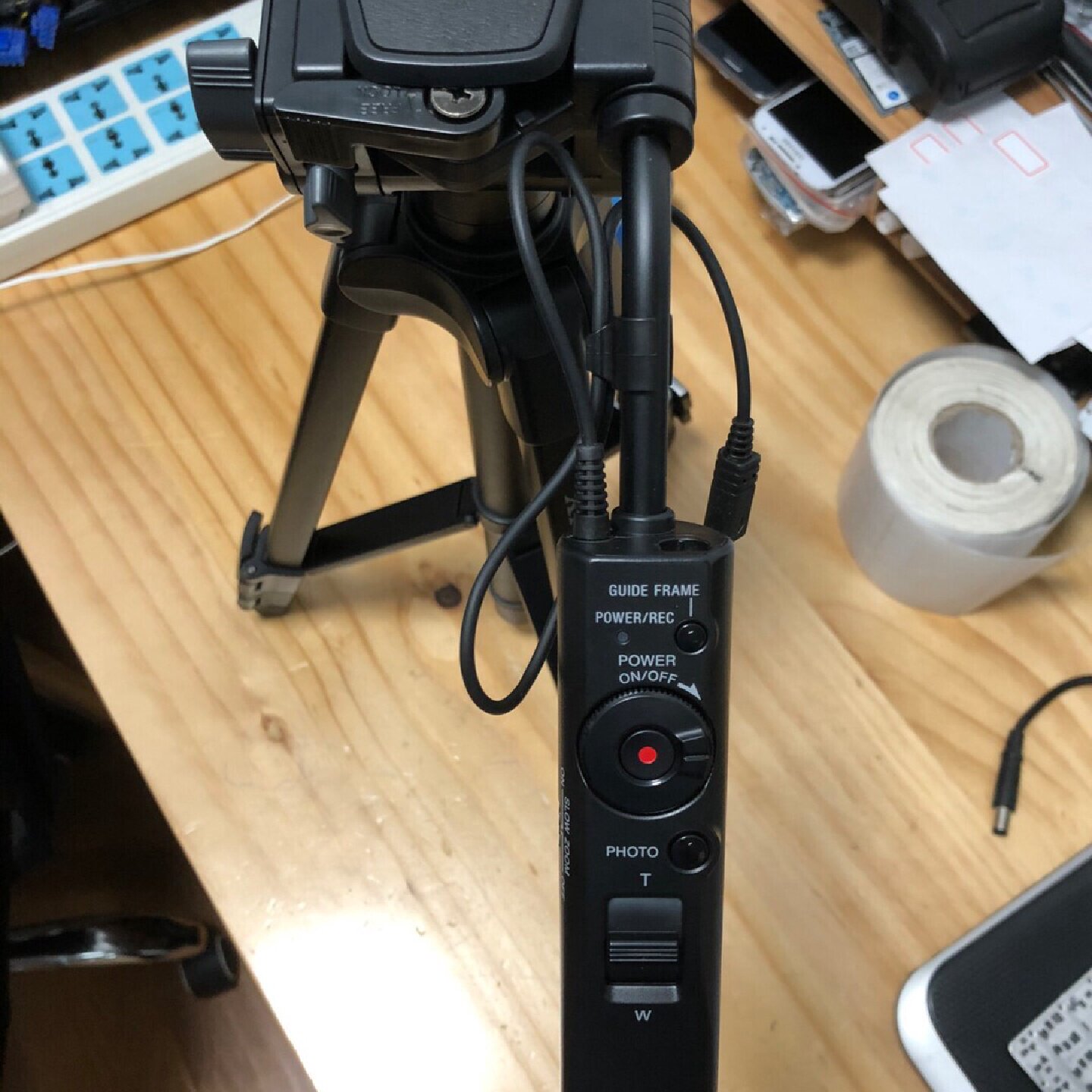 Sony索尼vct50av三脚架9.9成新带遥控手柄-议价