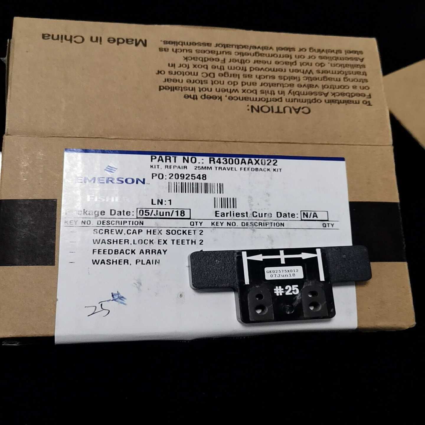 fisher费希尔定位器25mm磁条dvc2000/dvc6【侨报商行】