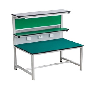 车间防静电工作台带灯工厂注塑机流水线检验桌子手机维修台工作台