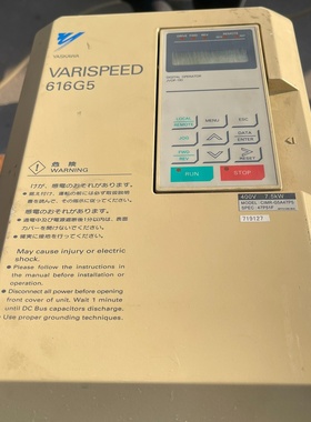 议价安川变频器CIMRG5A47P57.5KW380V成色适用