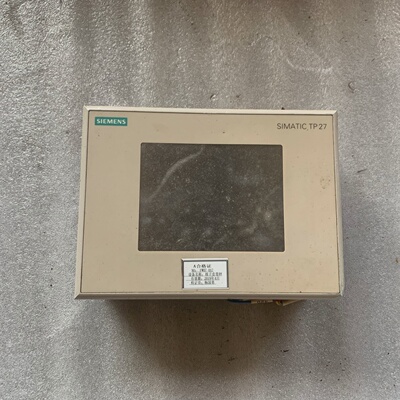 西门子TP27触摸屏36271QK002AX0功能完