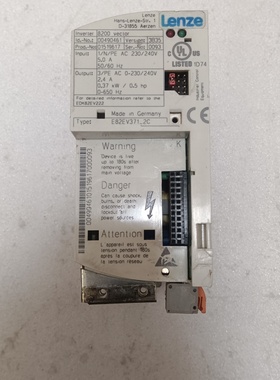 伦茨变频器E82EV371-2C，0.37KW 220V，原【议价】