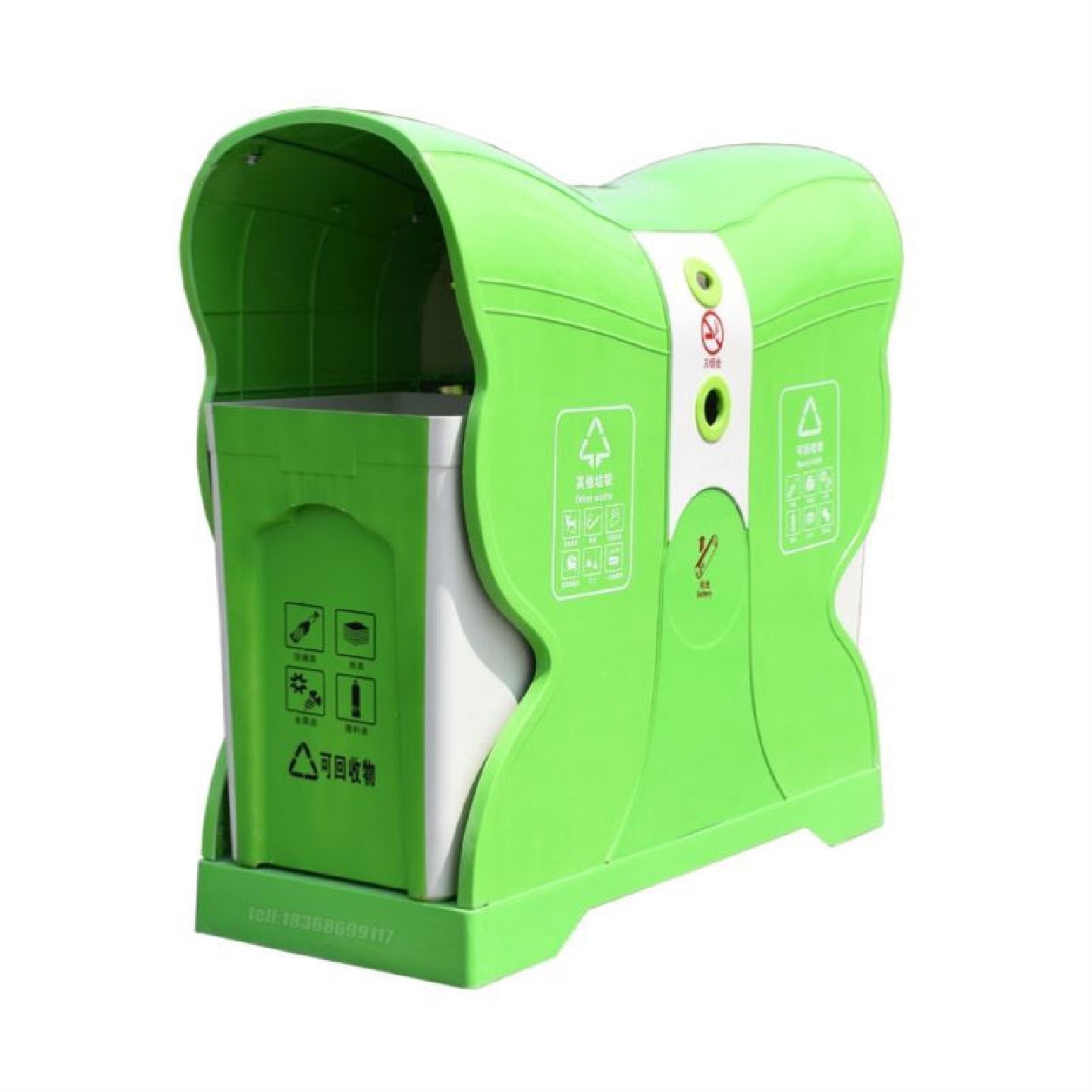 户外蝴蝶型垃圾桶果皮箱玻璃钢垃圾桶分类筒室外市政环卫垃圾桶,五金/工具,端子机,淘宝优惠券,粉丝福利购,淘宝优惠卷