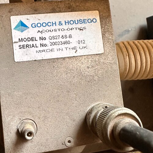 询-英国GOOCHHOUSEGO古奇激光Q开关整台要的下单Q