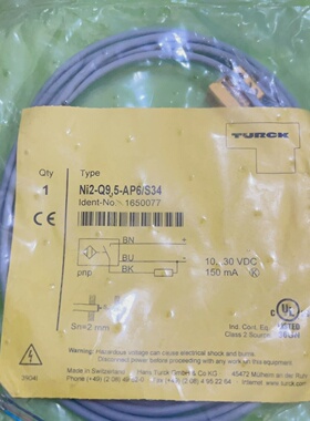 询价*2Q9.5AP6S34传感器1650077图尔克T