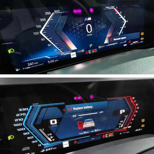 #BMW/宝马宝马id8Mtrack大括号赛道仪表模块--议价商品