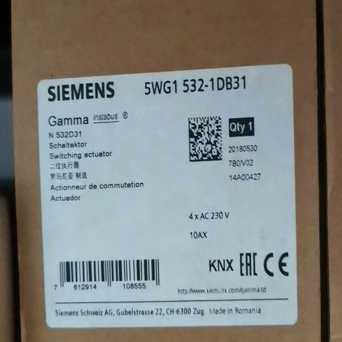 全新原装正品西门子5WG1532-1DB31Gamma--议价商品