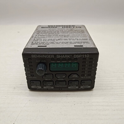 询-议价BEHRINGER百灵达DSP110多功能音频处理器