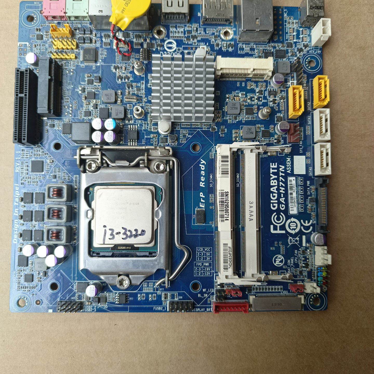 议价技嘉GAH77TN主板17x17ITX主板议价