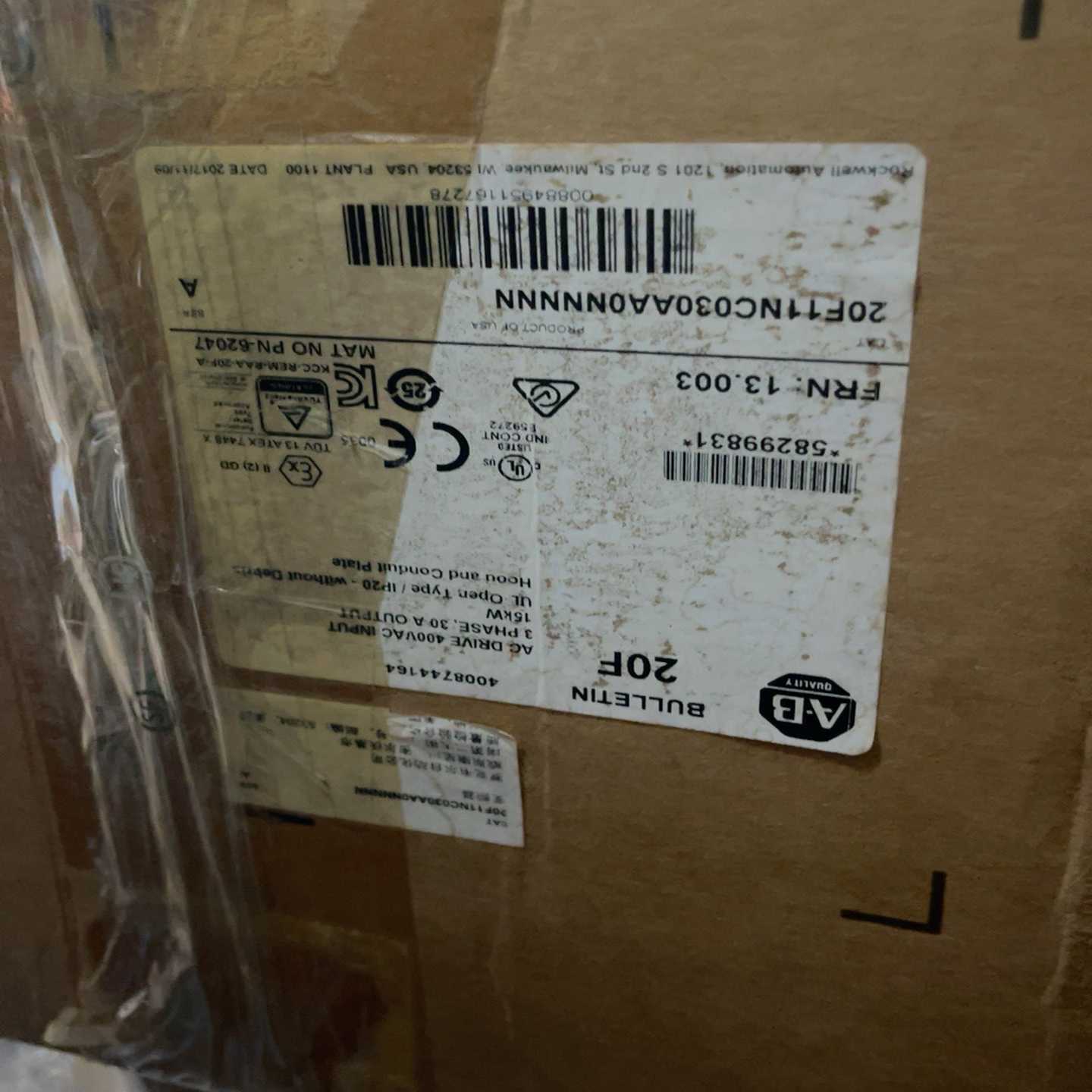 【请询价】20F11NC030AA0NNNNN 全新AB变频器