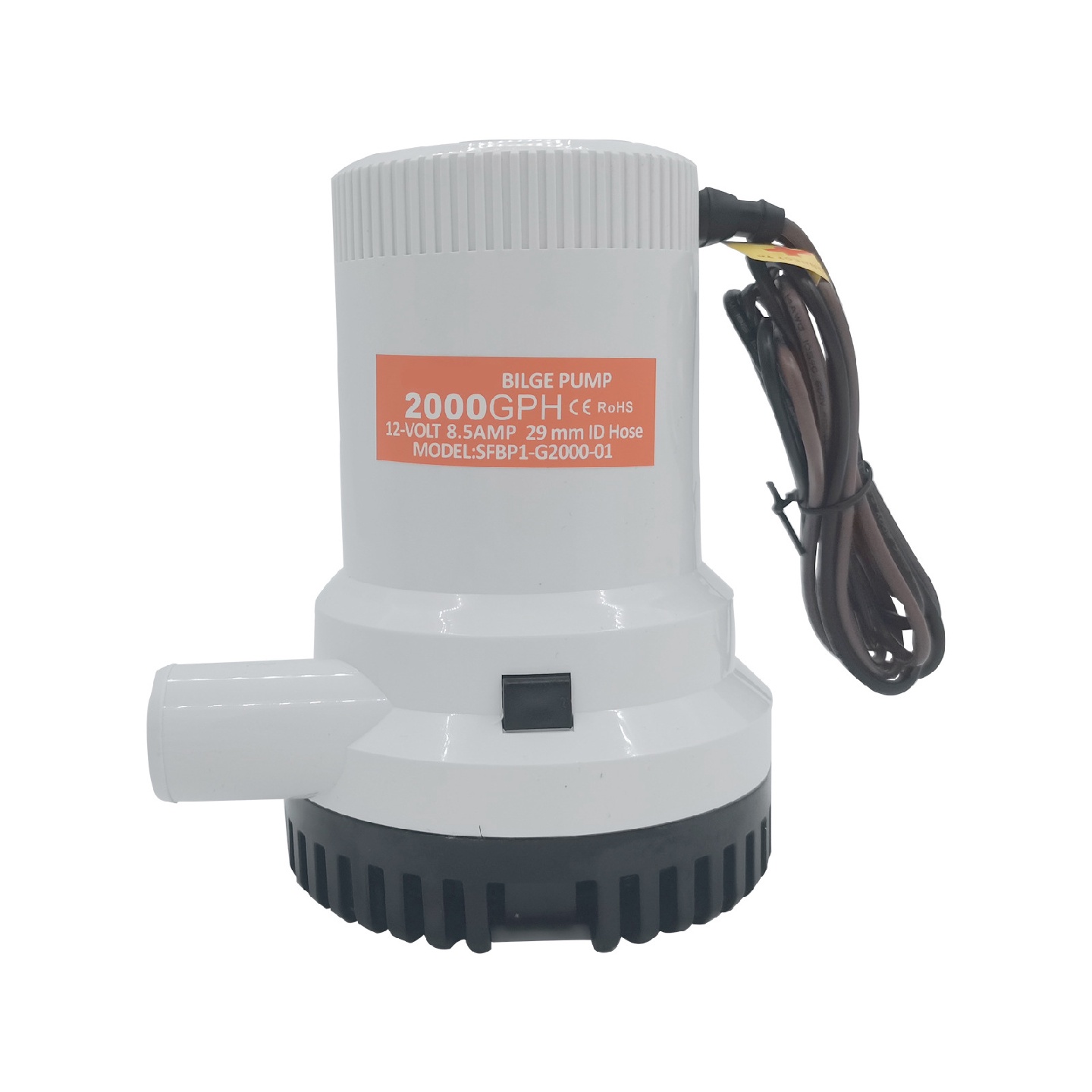 船用游艇直流潜水泵2000GPH全自动泵防爆潜水泵船舶游艇用配件