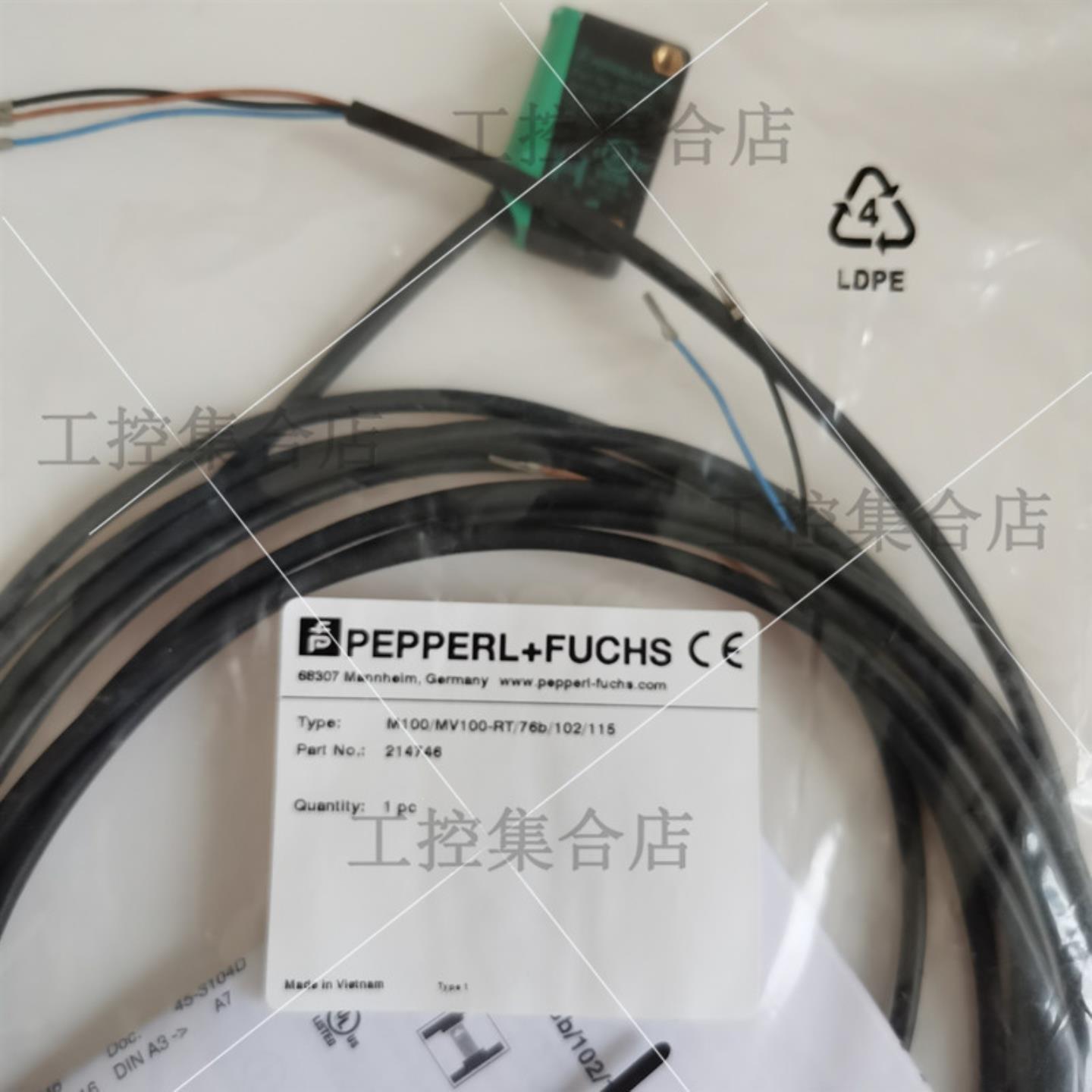 倍加福P+F光电开关M100MV100-RT76b102115全新原装现货214746