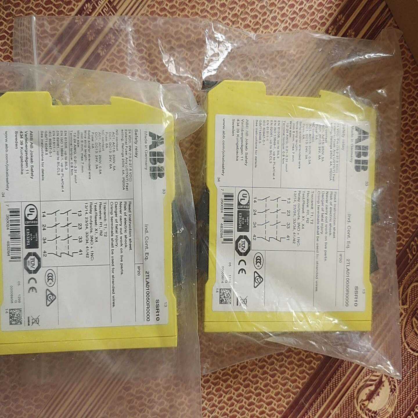 全新ABB安全继电器SSR10M-议价