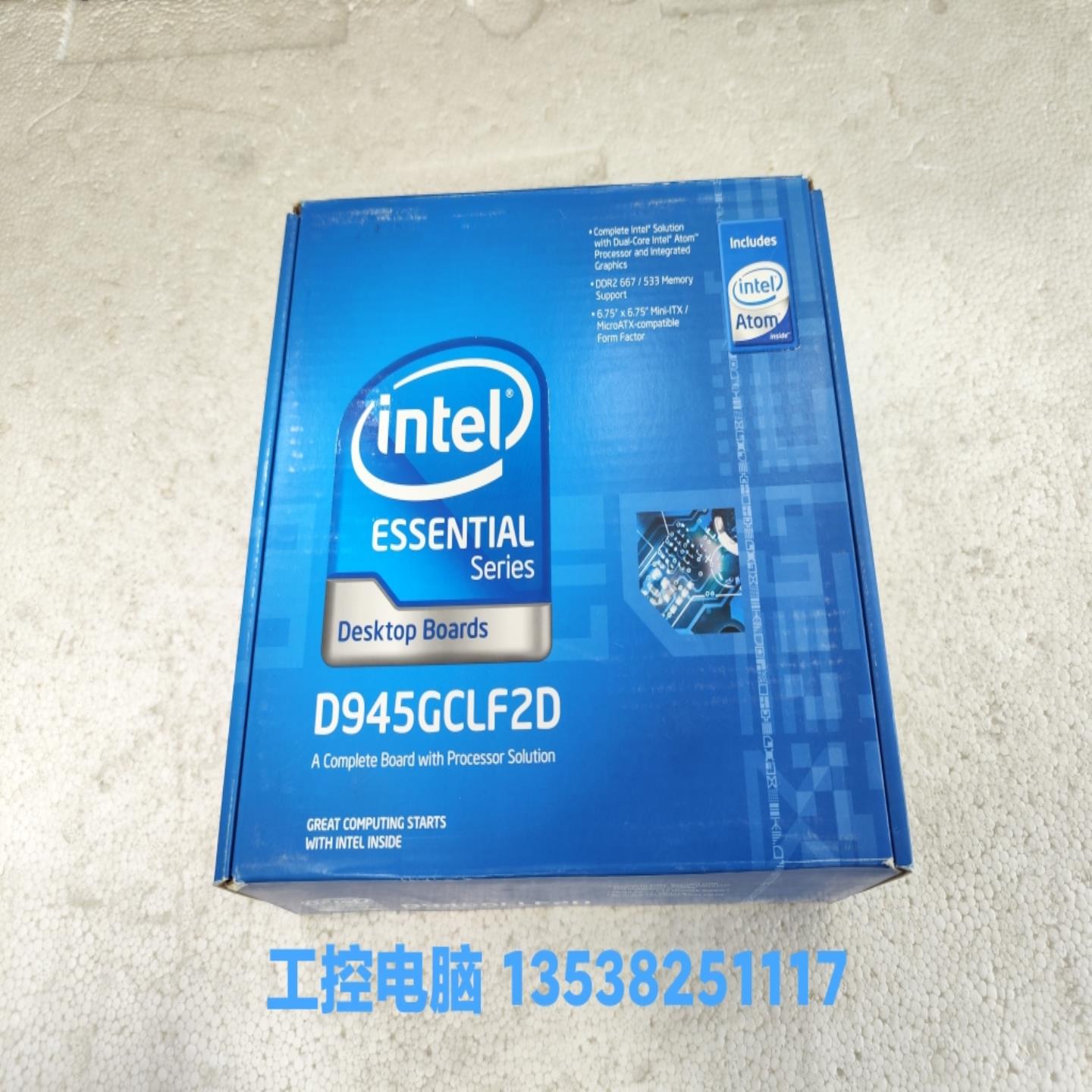 全新 原包装Intel主板 D945GCLF2D INTEL凌动ATOM 330 保质一年