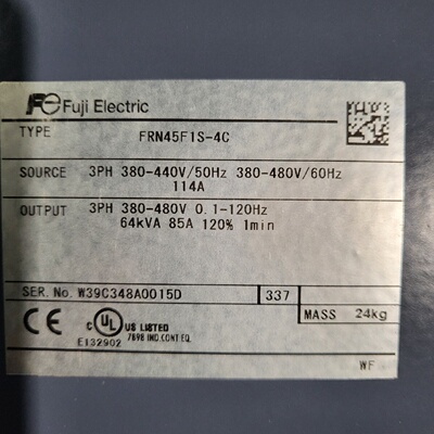 询价*变频器FRN45F1S4C45kw三相38048