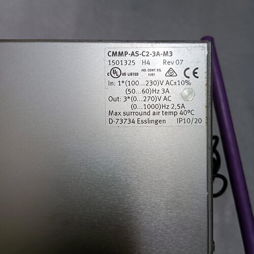询价-费斯托驱动器CMMPASC23AM3实物