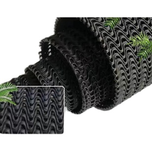 料盲沟管暗沟暗渠渗水透水管渗排水矩形盲管100mm硬式透水管塑