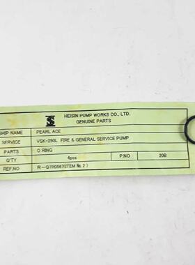 ORing PN 20B For Heishin VSK250L Fire  General Pump Spares P