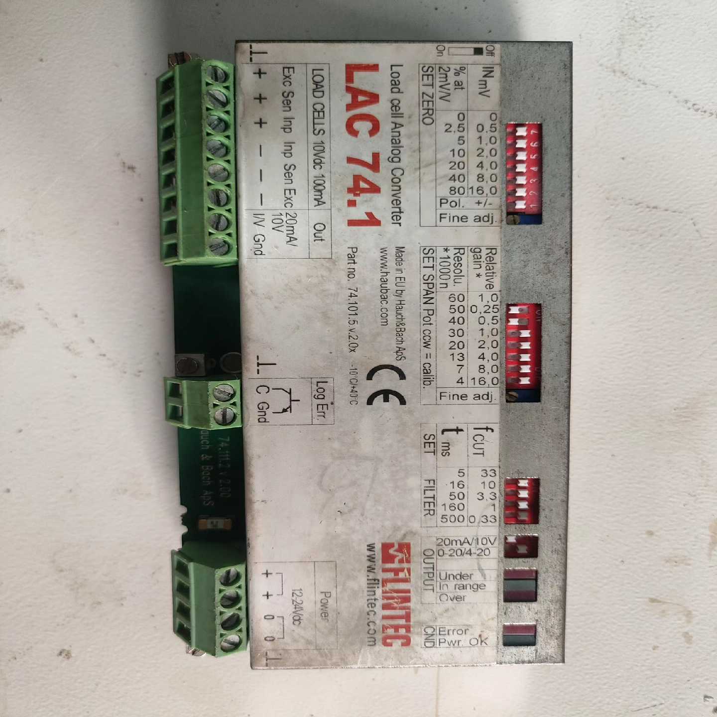 【议价】进口德国富林泰克FLINTEC称重放大器变送器LAC 74