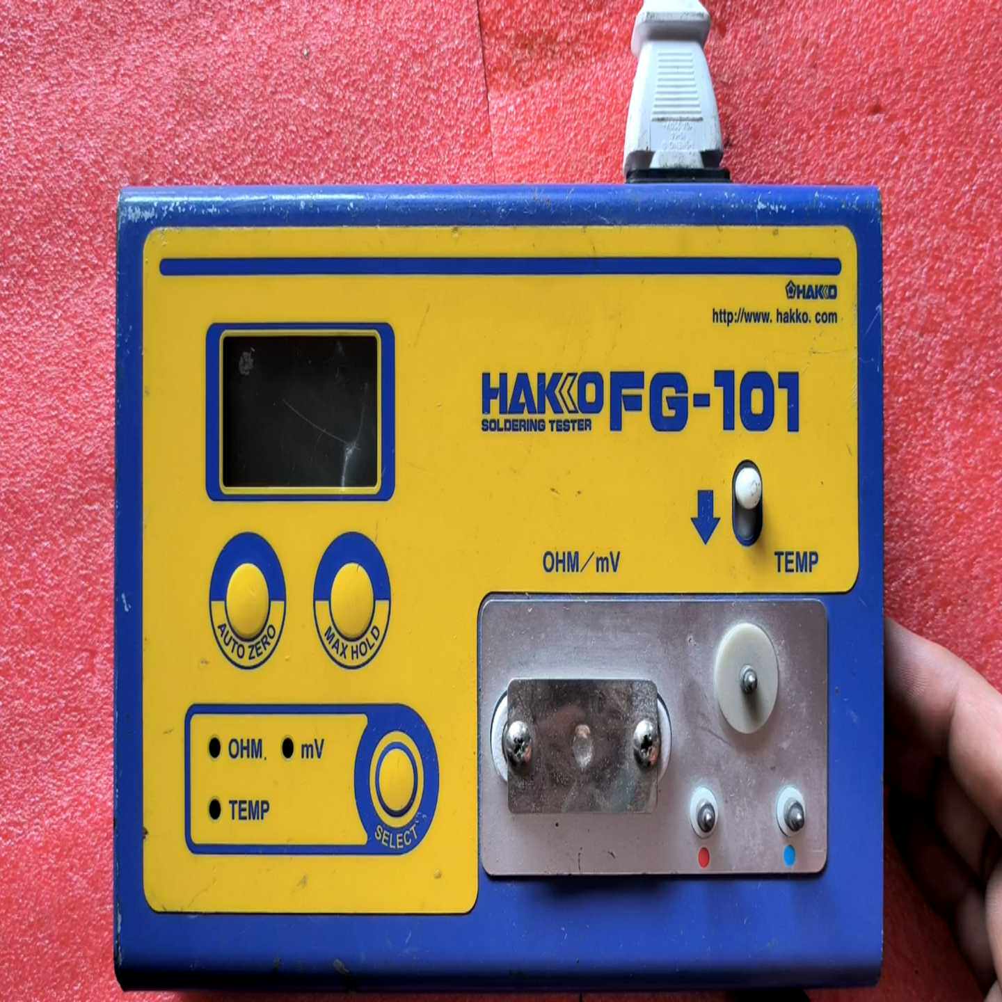 HAKKO/白光FG-101电烙铁数显温度计，成色如图标