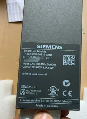 6SL3130-6AE15-0AB1西门子裸机99新，成色--议价商品