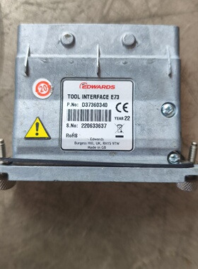 爱德华真空泵模块 D37360340，22年英国原装，拆议价