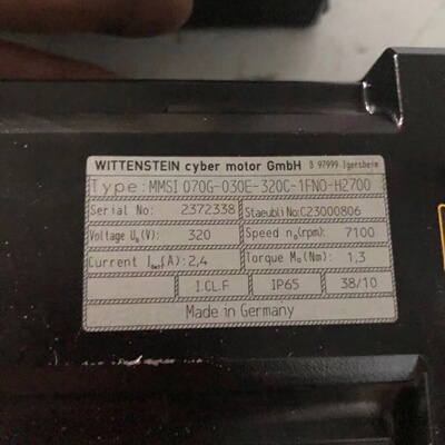 WITTENSTEIN电机MMSI070G030E3，议价商品