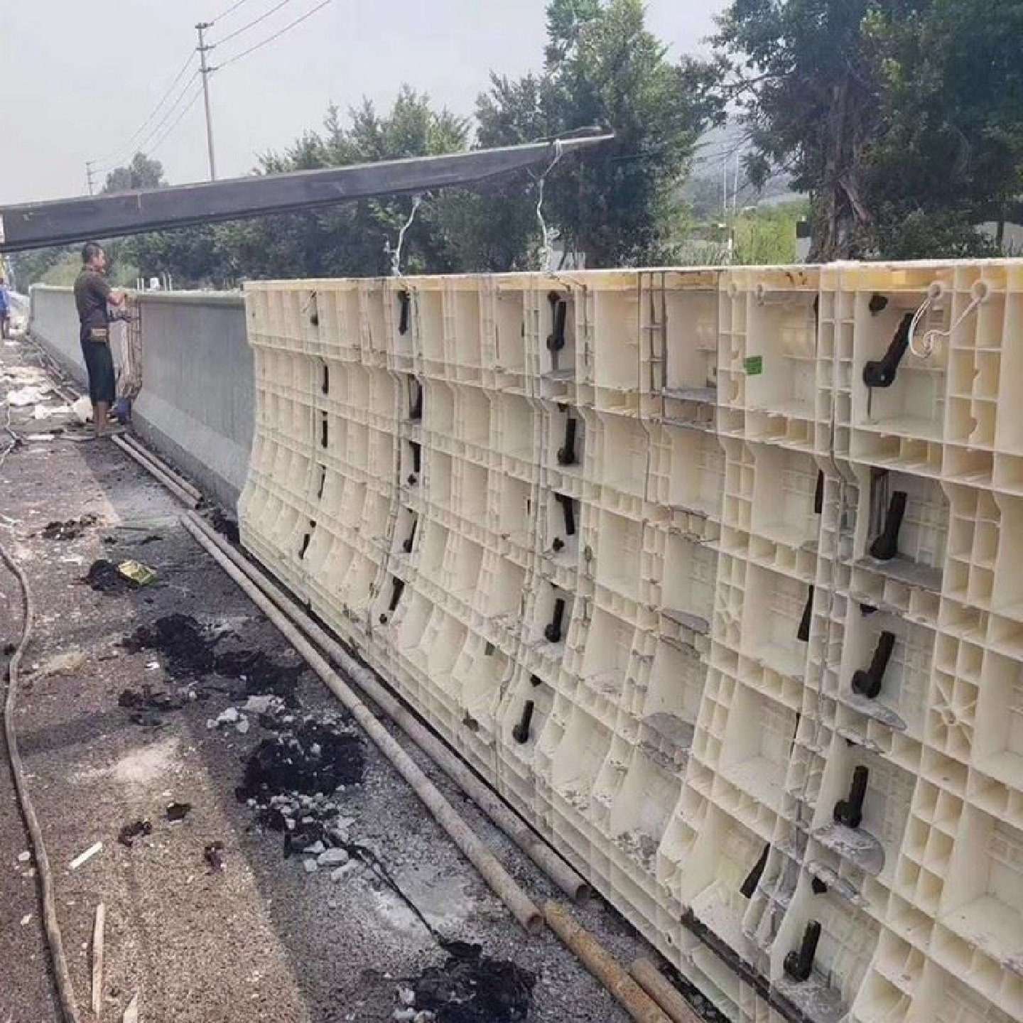 管廊框架格梁现浇塑钢模板建筑塑钢塑料模具流水沟防撞墙挡土墙,基础建材,建筑模板,淘宝优惠券,粉丝福利购,淘宝优惠卷